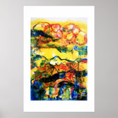 Poster Rouge, bleu, jaune. (Devant)