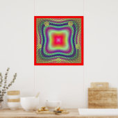Poster Rouge brillant (Cuisine)