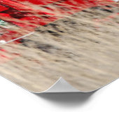 Poster rouge Caboose (Coin)