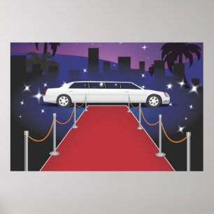 Poster Rouge Carpet Celebration Limo