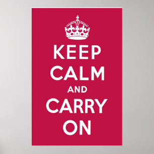 Poster Rouge de framboise