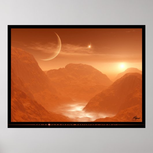 POSTER ROUGE DE LA TEMPÊTE 2065 (Devant)