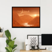 POSTER ROUGE DE LA TEMPÊTE 2065 (Bureau à domicile)