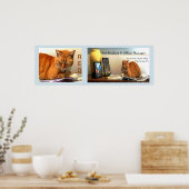 Poster ROUGE... Directeur de bureau du Desert Painter Stu (Cuisine)