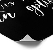 Poster Rouge - Échec Non Et Option Ppcm (Coin)