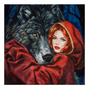 Poster Rouge et Gris : Une Connexion Inattendue