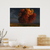 Poster Rouge et or (Cuisine)