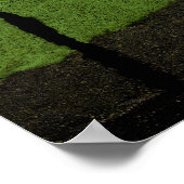 Poster Rouge et vert Abstrait Photographe Cool unique (Coin)