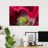 Poster rouge et violet (Bureau à domicile)