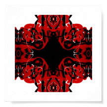 Rouge Éternel Abstrait Peinture Acrylique Fluid Ar