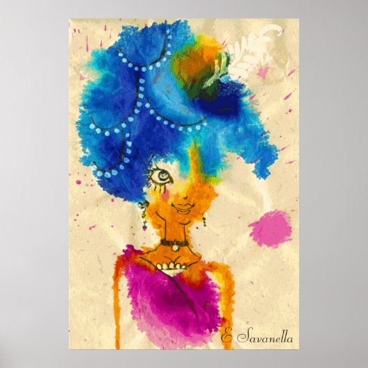 Poster Rouge Girl (Devant)