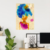 Poster Rouge Girl (Bureau à domicile)