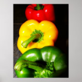 Poster Rouge jaune vert (Devant)