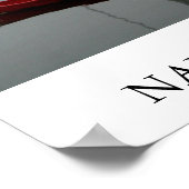 Poster Rouge Nantucket (Coin)