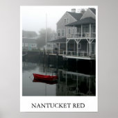 Poster Rouge Nantucket (Devant)