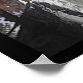 POSTER ROUGE NOIR (Coin)