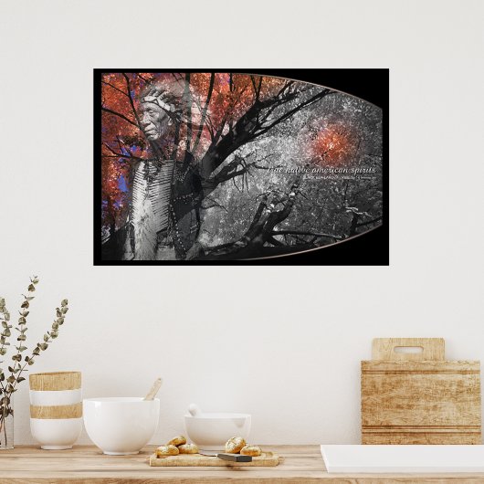 POSTER ROUGE NOIR (Cuisine)