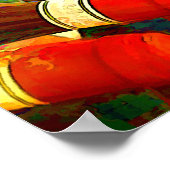 Poster Rouge ou blanc (Coin)