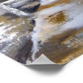 Poster rouge parapluie (Coin)