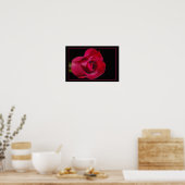 Poster Rouge Rose Bud Print (Cuisine)