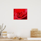 Poster Rouge Rose Imprimer Belle Fleur Art Imprime (Cuisine)