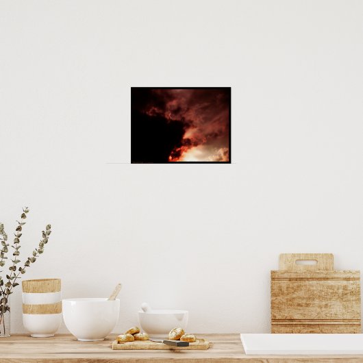 Poster Rouge sang (Cuisine)