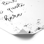 Poster rouge tulip ajouter du texte en noir et blanc (Coin)