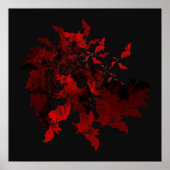 Poster rouge Vampire Bats (Devant)