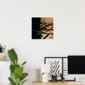 Poster Rouille et fil à barbe bleu (Bureau à domicile)