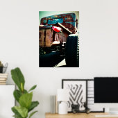 Poster Rouille et rouille. (Bureau à domicile)