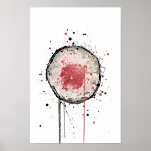 Poster Roulé de sushi au thon Tekkamaki