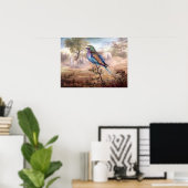 Poster Rouleau africain (Bureau à domicile)