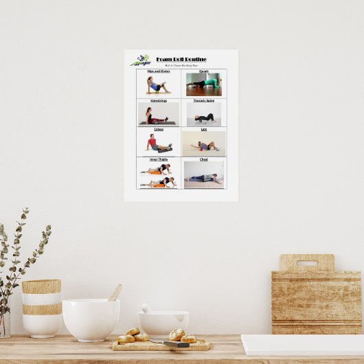 Poster Rouleau de mousse (Cuisine)