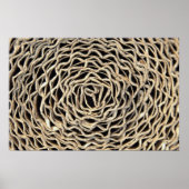 Poster Rouleau de papier ondulé (Devant)