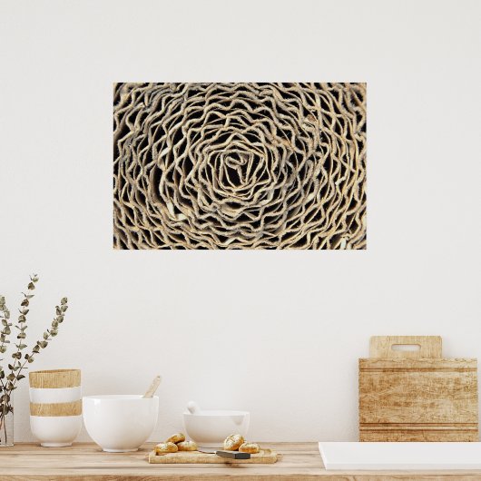 Poster Rouleau de papier ondulé (Cuisine)