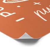 Poster Rouleaux de cannelle à épices citrouilles (Coin)