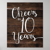 Poster ROULEAUX Rustiques Chic À 10 ANS Imprimer (Devant)