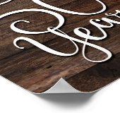 Poster ROULEAUX Rustiques CHics À 50 ANS Imprimer (Coin)