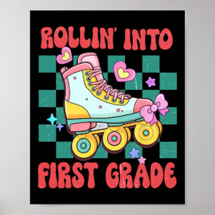 Poster Rouler En Première Année Roller Skate Byck À L'éco