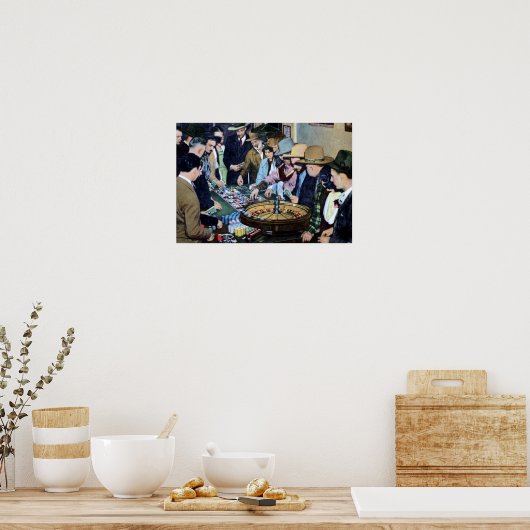 Poster Roulette Reno Nevada (Cuisine)