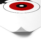 Poster roulette rousse (Coin)