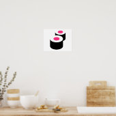 Poster Roulettes de sushi (Cuisine)