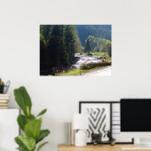 Poster Roumanie, Moldavie, cours d'eau (Bureau à domicile)