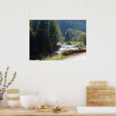 Poster Roumanie, Moldavie, cours d'eau (Cuisine)