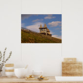 Poster Roumanie, Moldavie, église orthodoxe en bois (Cuisine)