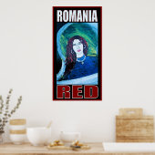 POSTER ROUMANIE ROUGE (Cuisine)