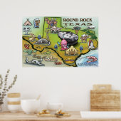 Poster Round Rock Texas (Cuisine)