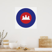 Poster Roundel cambodgien (Cuisine)