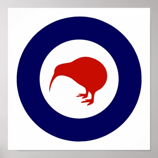 Poster Roundel de Nouvelle-Zélande (Devant)