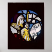 Poster Roundel du prophète Jérémie, 15ème siècle (Devant)